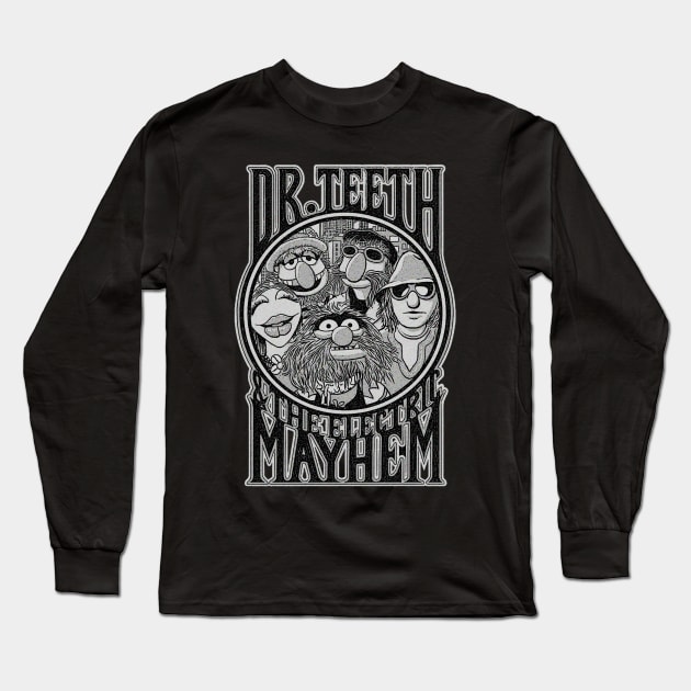 DR TEETH AND THE ELECTRIC MAYHEM VINTAGE Long Sleeve T-Shirt by BUSTLES MOTORCYCLE